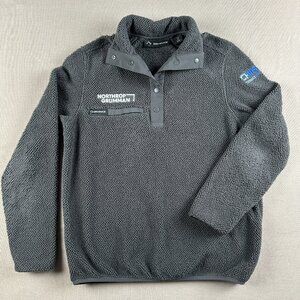 Women's Dri Duck Denali Mountain Fleece Pullover Gray Northrop Grumman Medium M